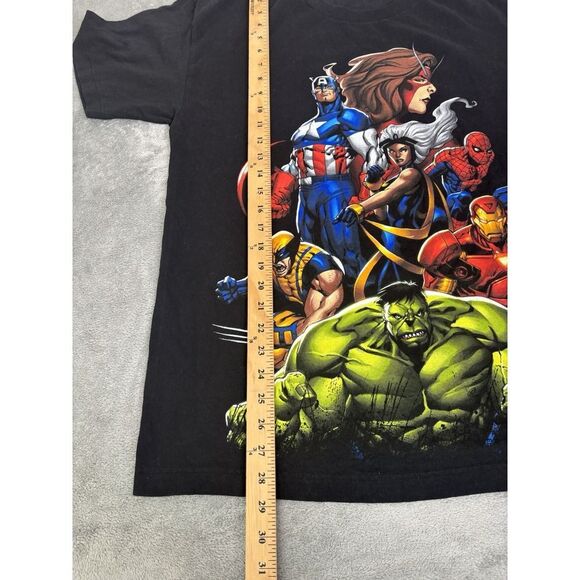 Vintage Marvel Mad Engine Short Sleeve T Shirt Men's Size Large Black - Picture 8 of 8